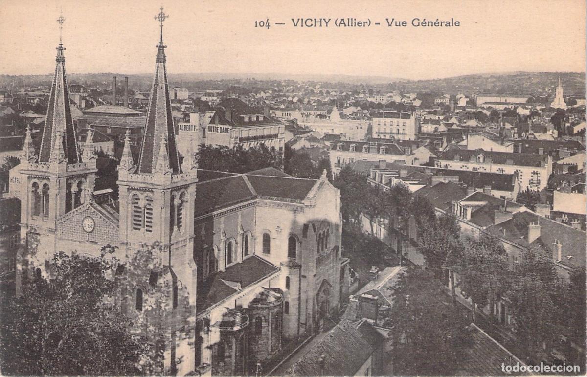 Postales: Postal de Vichy, Allier - Vista General de la Ciudad