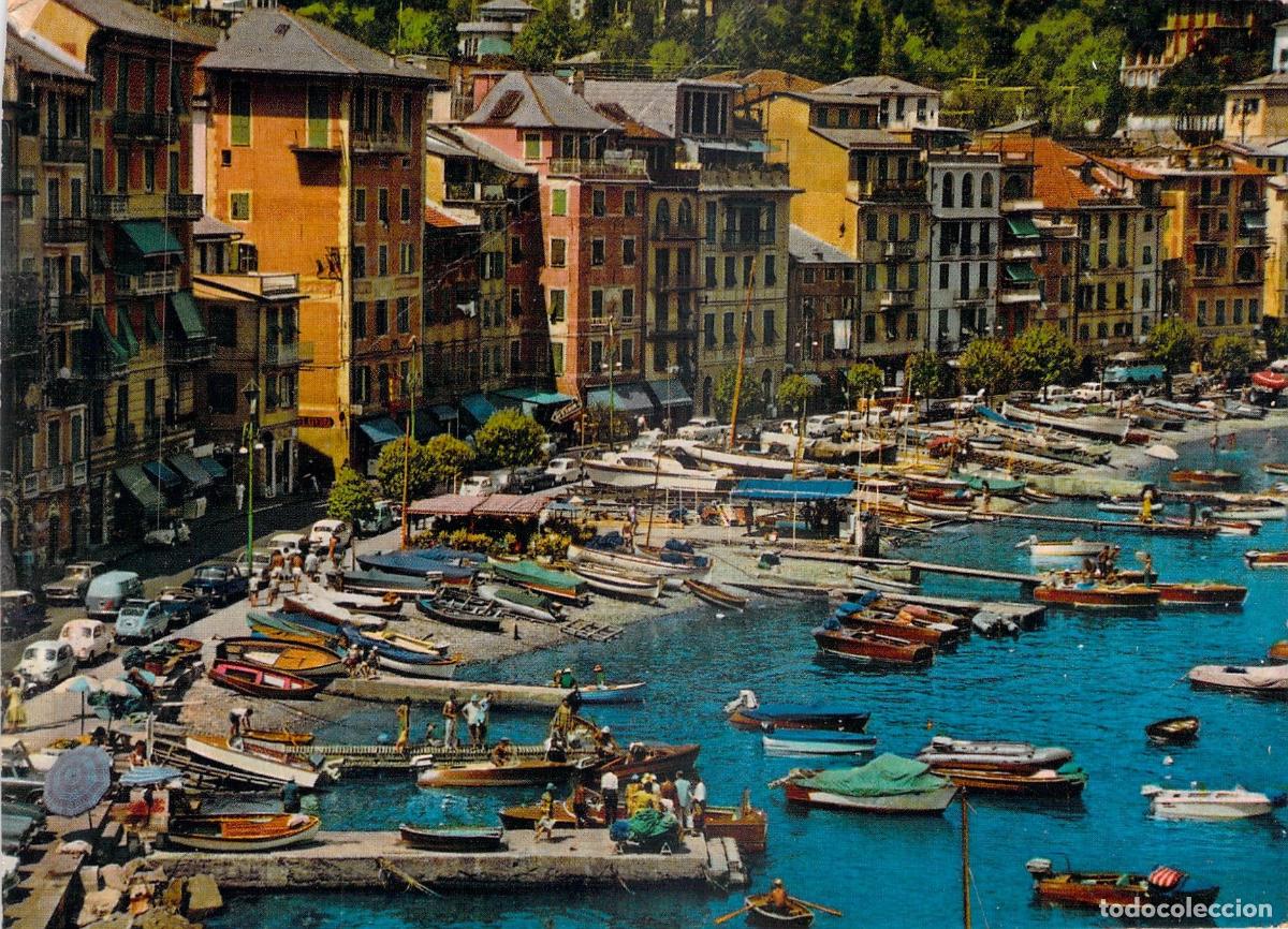 Postales: Postal del Puerto de Santa Margherita Ligure, Italia