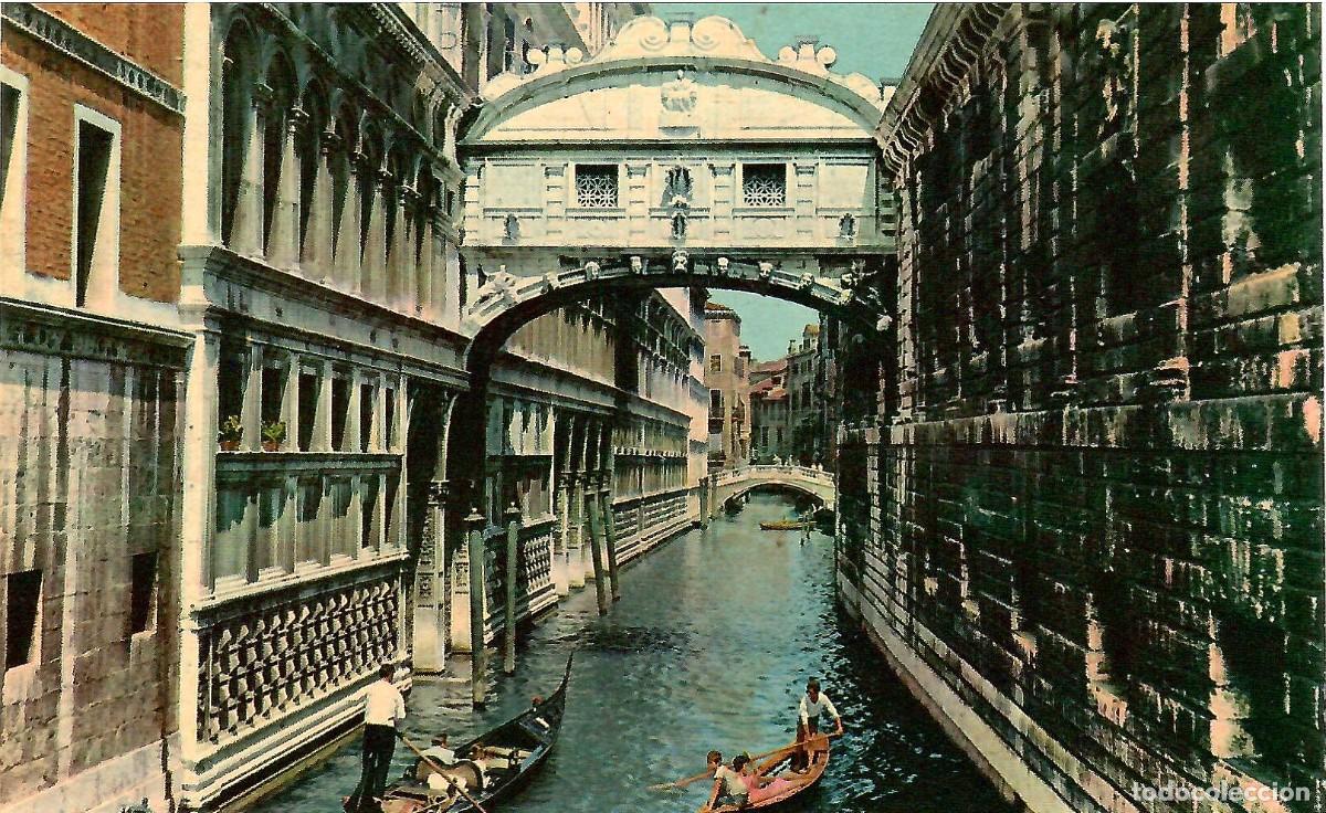 Postales: N&ordm; 86-VENEZIA. Italia. Ponte di Sospiri. Sin circular. EDIZ. ARDO