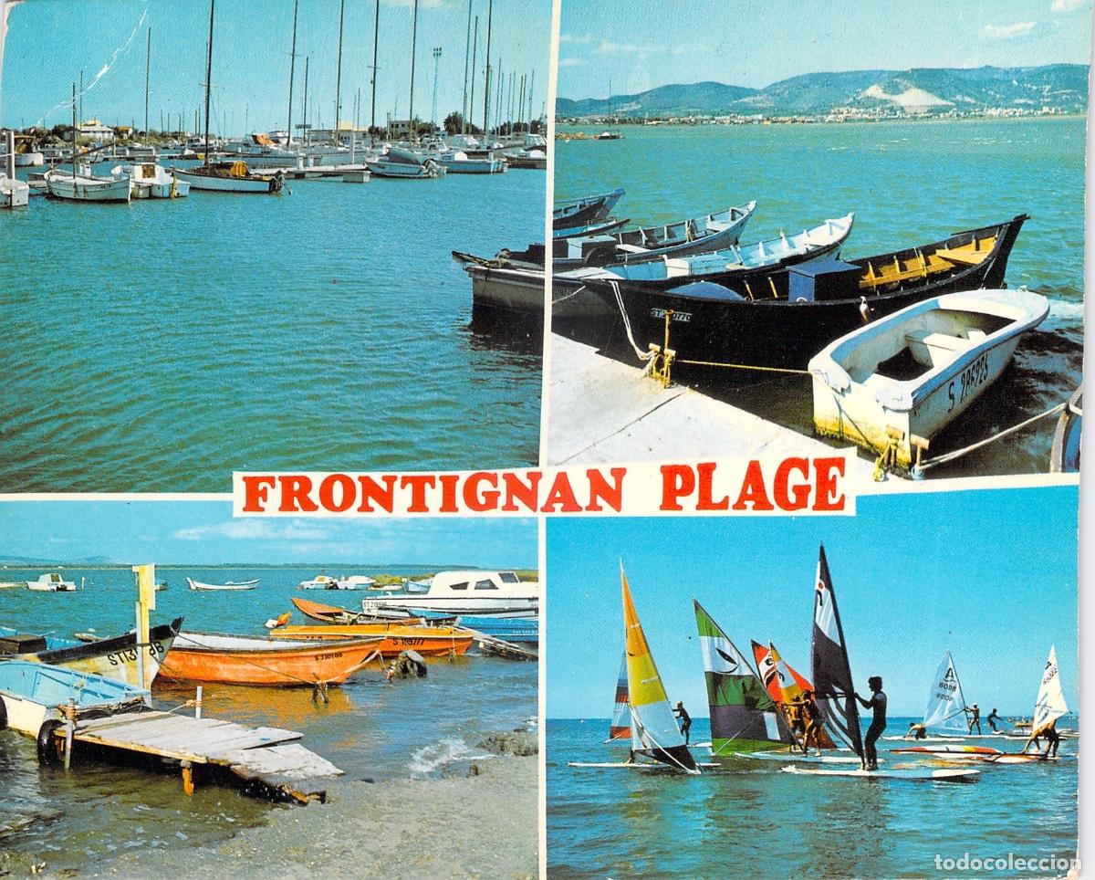 Postales: Tarjeta Postal Frontignan Plage Francia Puerto y Playa