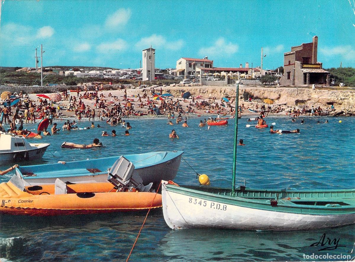 Postales: Postal de Carry-le-Rouet, La Costa Azul y Playa Lou Soulei