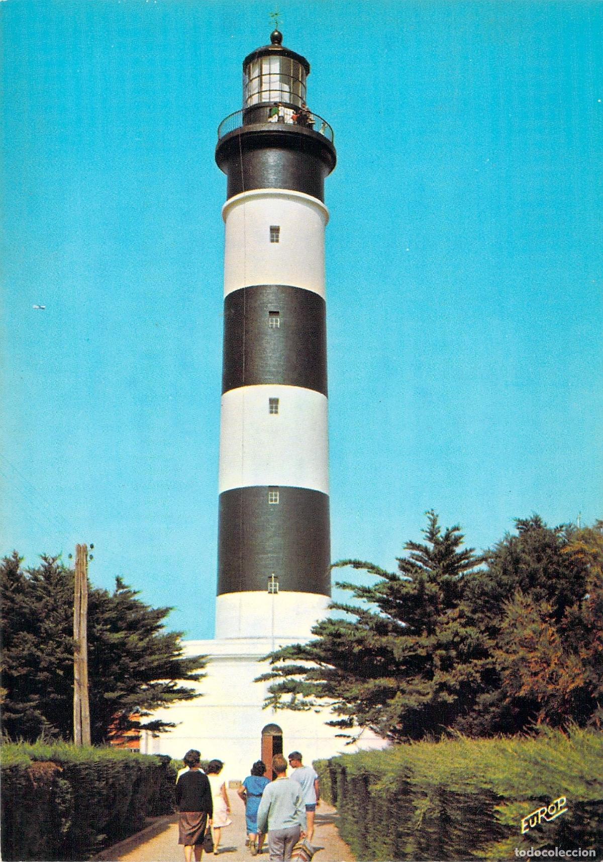 Postales: Postal del Faro de Chassiron en la Isla de Oler&oacute;n, Francia