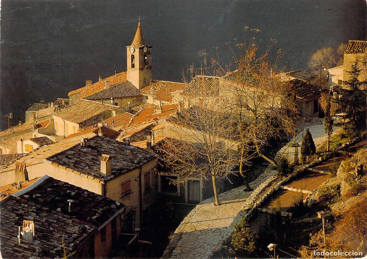 Postales: Postal de Sainte-Agn&egrave;s, Francia, Atardecer en el Pueblo
