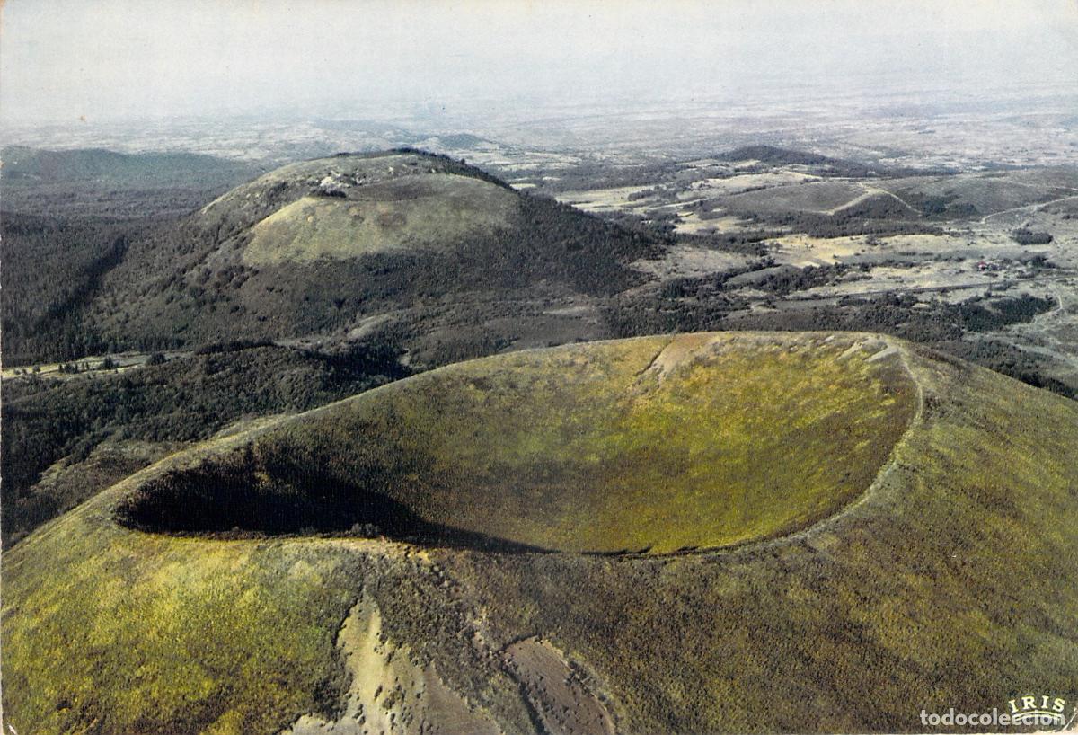 Postales: Postal de Francia, Cr&aacute;ter del Puy du Pariou en Auvergne