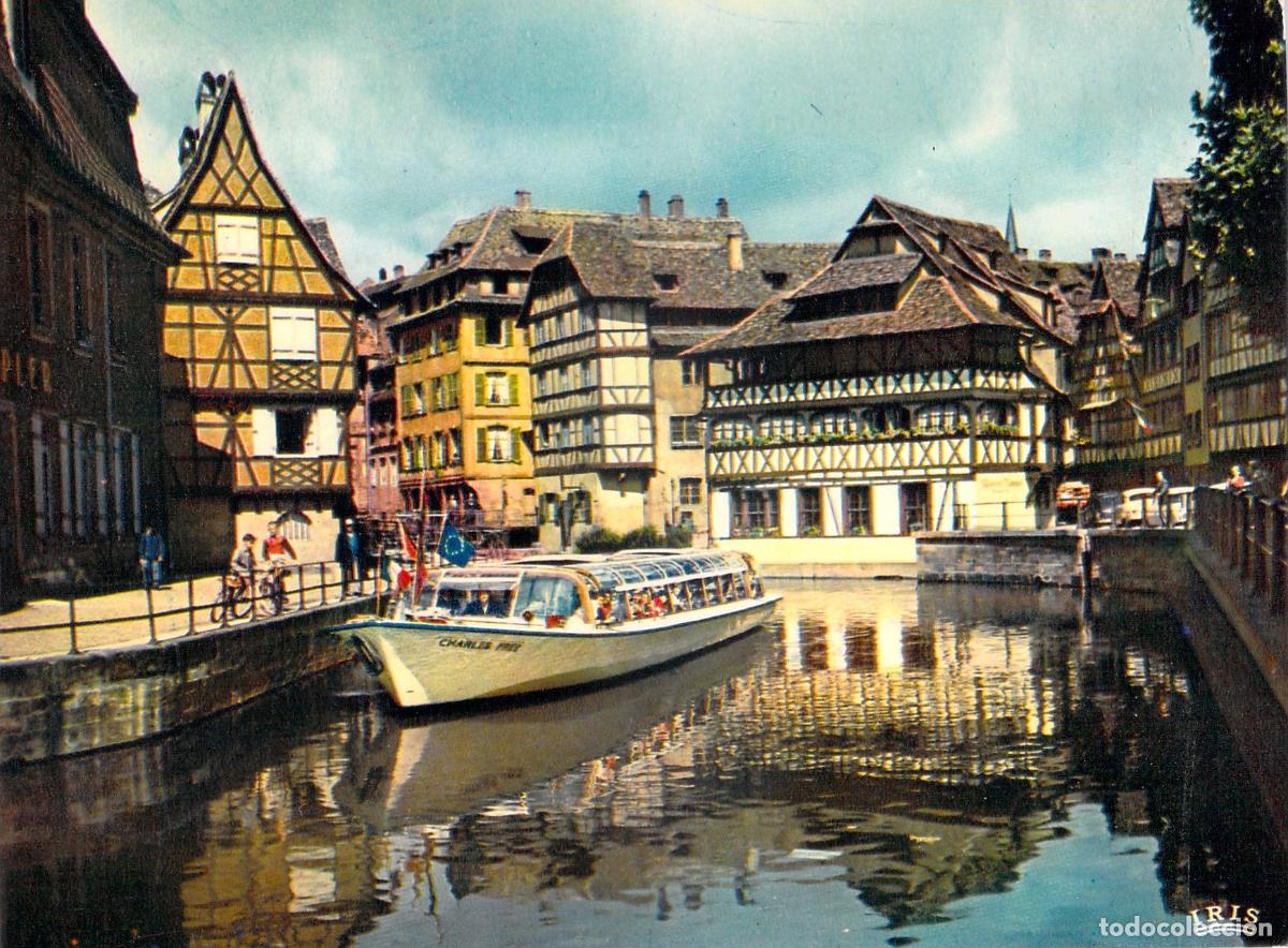 Postales: Postal de Estrasburgo: Paseo en Barco por La Petite France