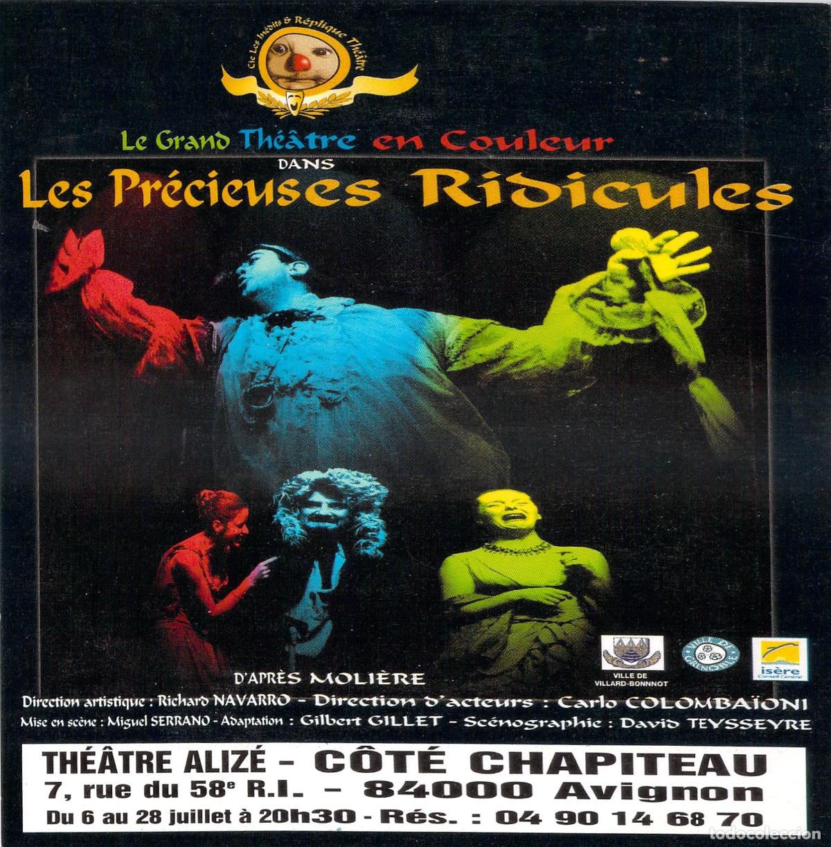 Postales: Postal Teatro Aliz&eacute; Avignon Les Pr&eacute;cieuses Ridicules Moli&egrave;re