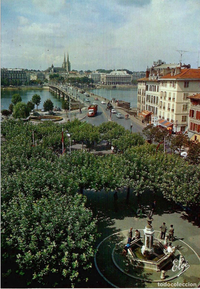 Postales: N&ordm; 1106-BAYONNE. Pyr&eacute;n&eacute;es Atlantiques. Vue sur le Pont Saint-Esprit. Sin circular. ED. ELC&Eacute;COLOR