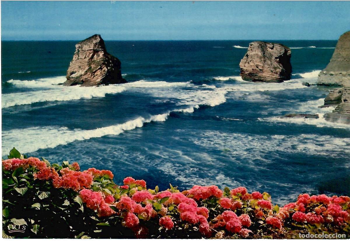Postales: N&ordm; 64-HENDAYE. France. Fronti&egrave;re Franco-Espagnole. Sin circular. ED. LUMICAMP