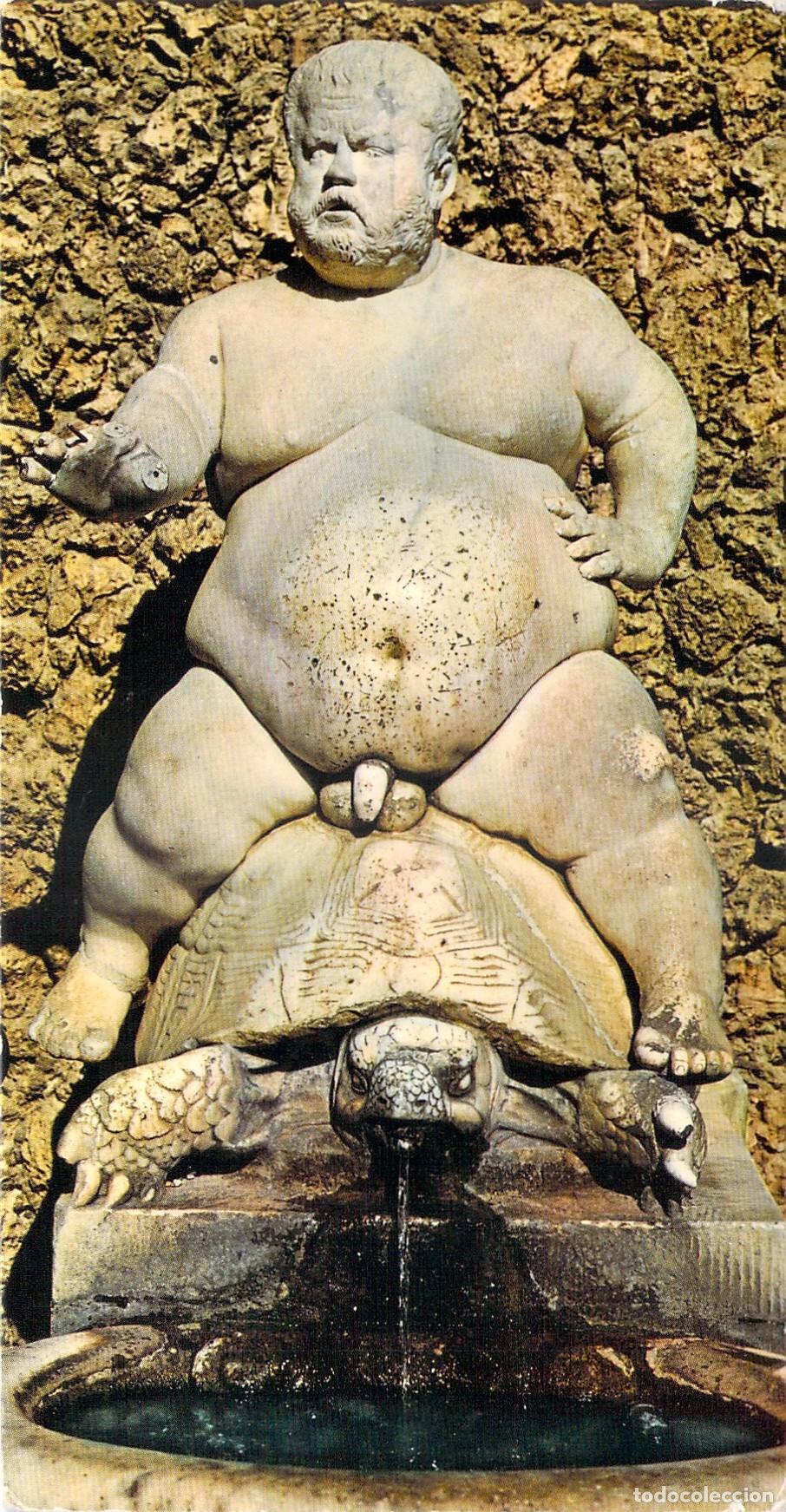 Postales: Postal de la Fontana del Bacchino en el Jard&iacute;n de Boboli, Florencia 15х7,5 см