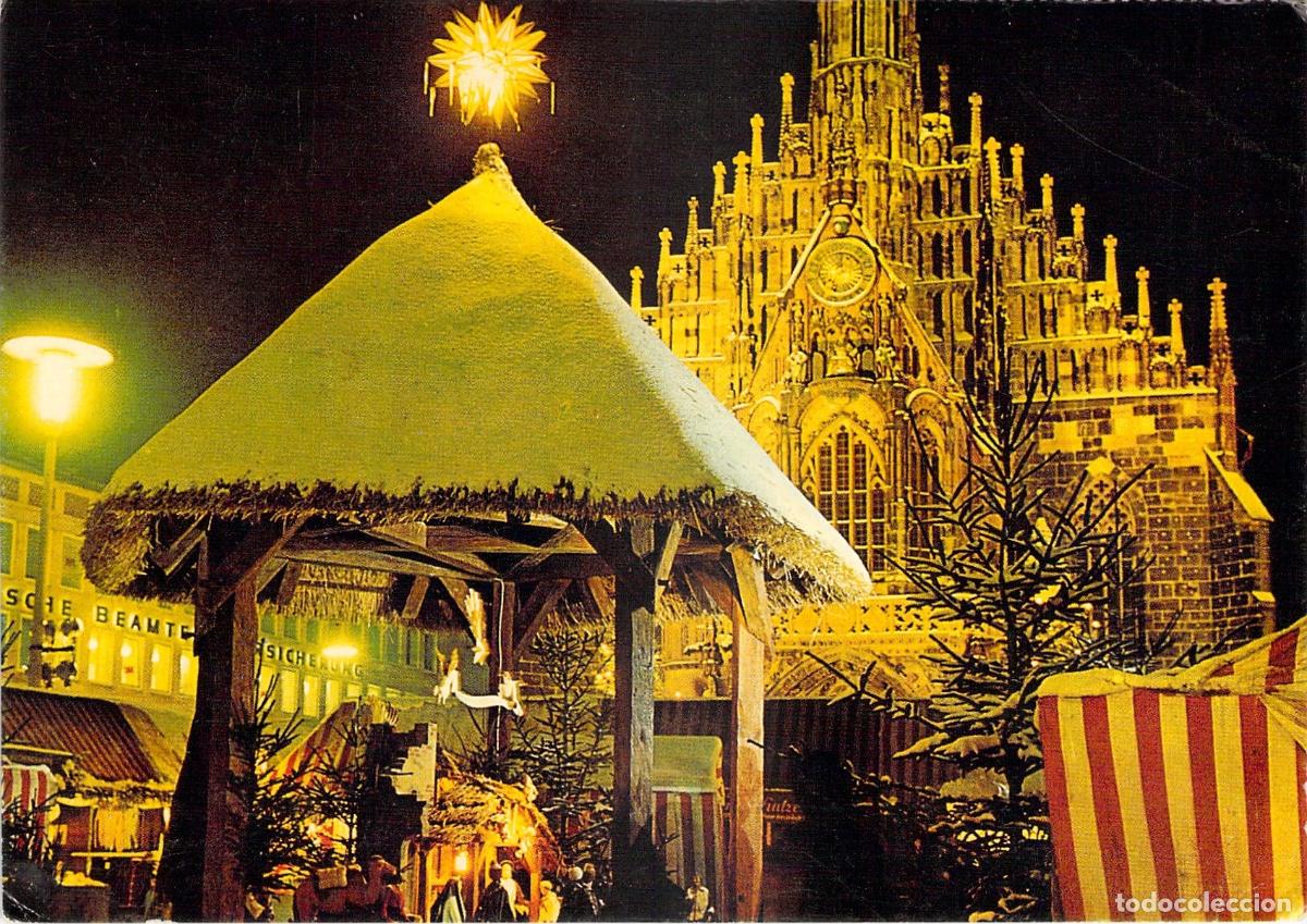 Postales: Postal de Nuremberg Christkindlesmarkt Alemania Mercado Navide&ntilde;o