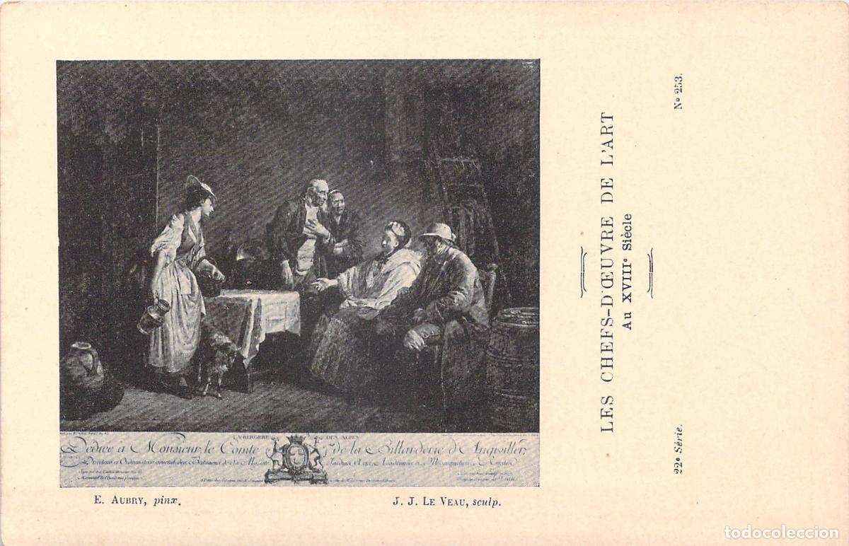 Postales: Postal Art&iacute;stica Francesa - Obra de Etienne Aubry - Les Chefs-d'&oelig;uvre