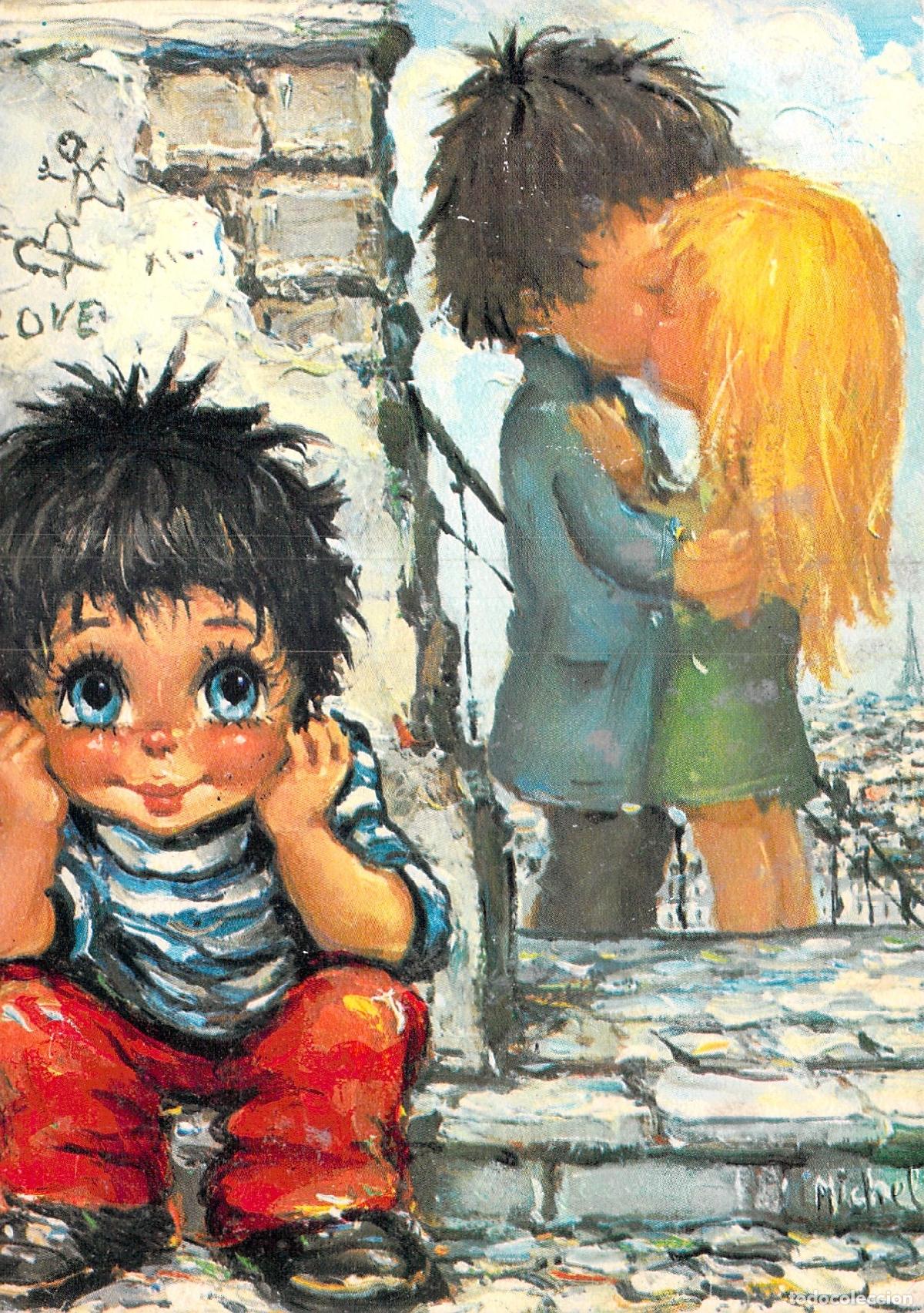 Postales: Postal de Michel Thomas Gamins Quelle Vie Ni&ntilde;os de Par&iacute;s
