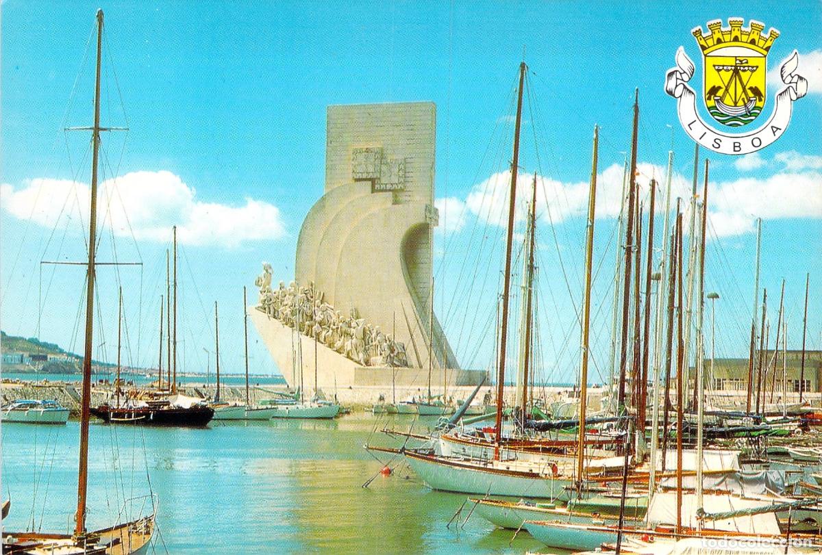 Postales: Postal de Lisboa - Monumento a los Descubrimientos en el Muelle de Bel&eacute;m