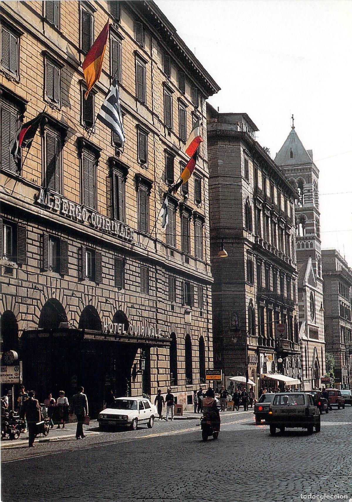 Postales: Tarjeta Postal Hotel Quirinale en Via Nazionale, Roma, Italia