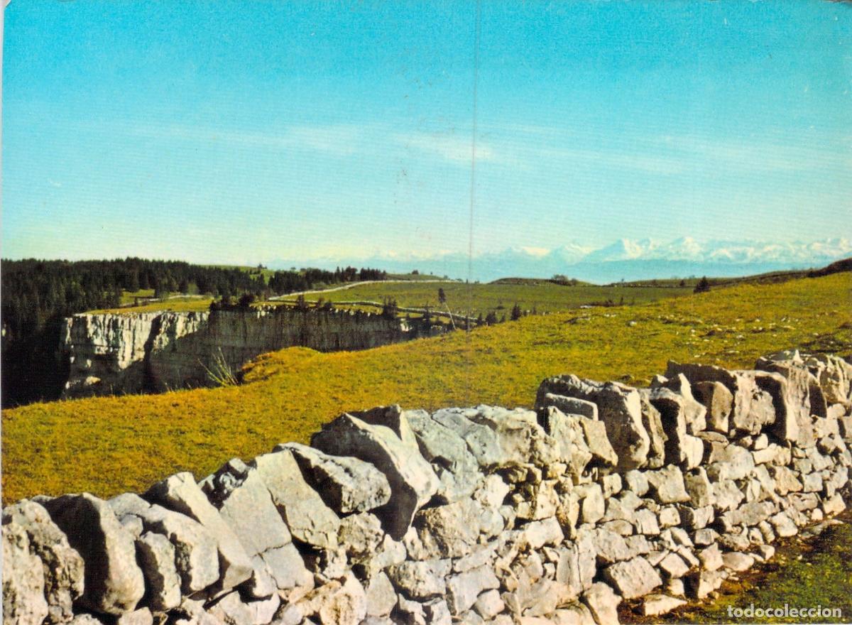 Postales: Postal de Le Creux-du-Van y Muro del Jura en Suiza