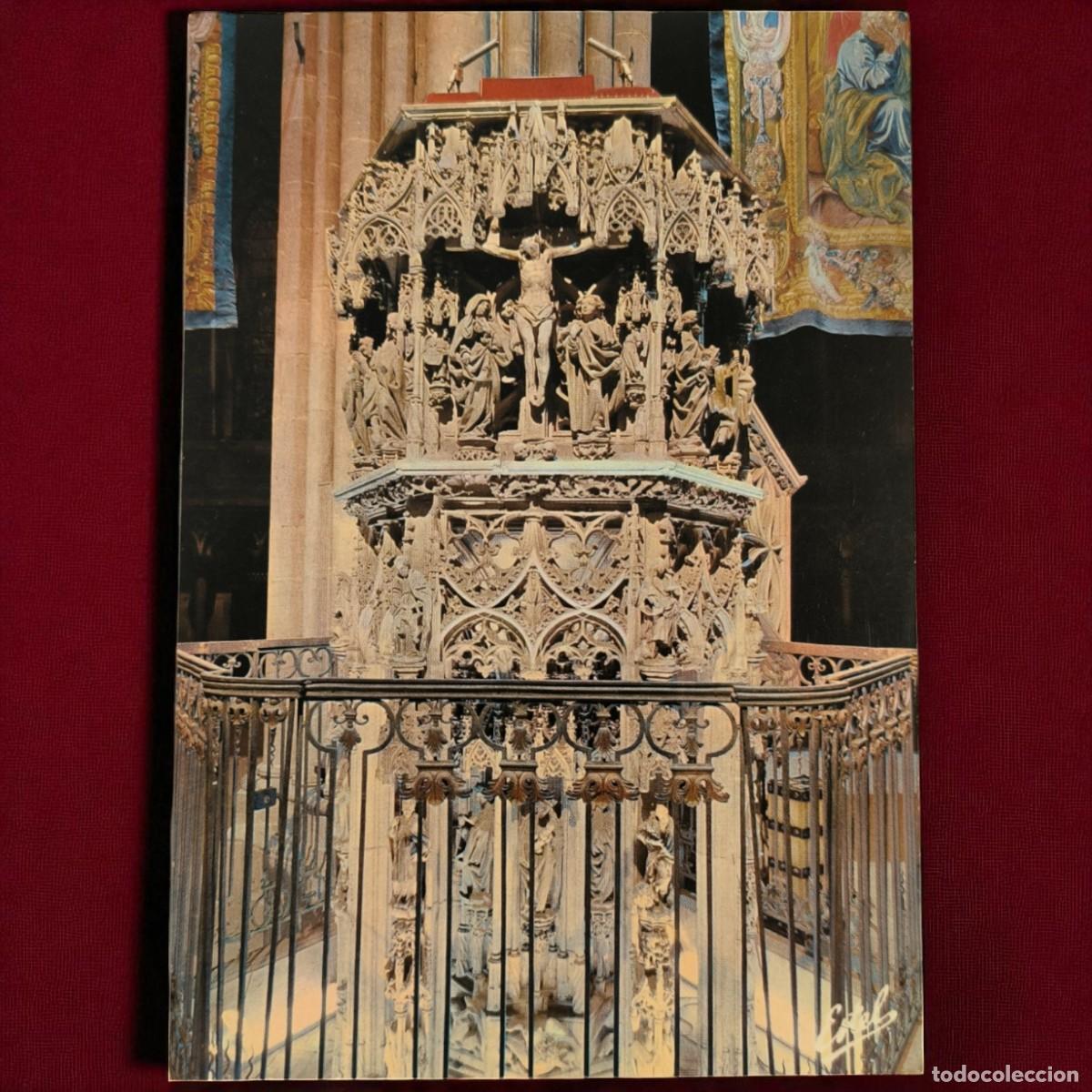 Postales: Antigua Postal Estrasburgo Catedral La Kanzel Siglo XV &ndash; Francia Alsacia
