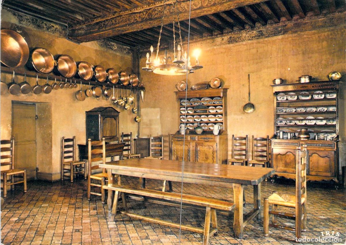 Postales: Postal del Comedor del Castillo de la Roche-Courbon, Saint-Porchaire