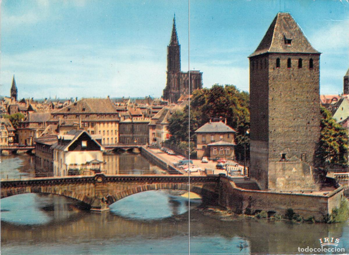 Postales: Postal de Estrasburgo: Torre del Siglo XIV y la Catedral