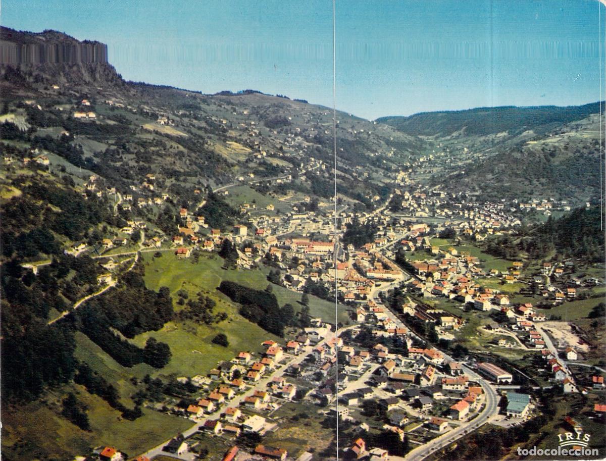 Postales: Postal de Vista A&eacute;rea General de La Bresse en los Vosgos