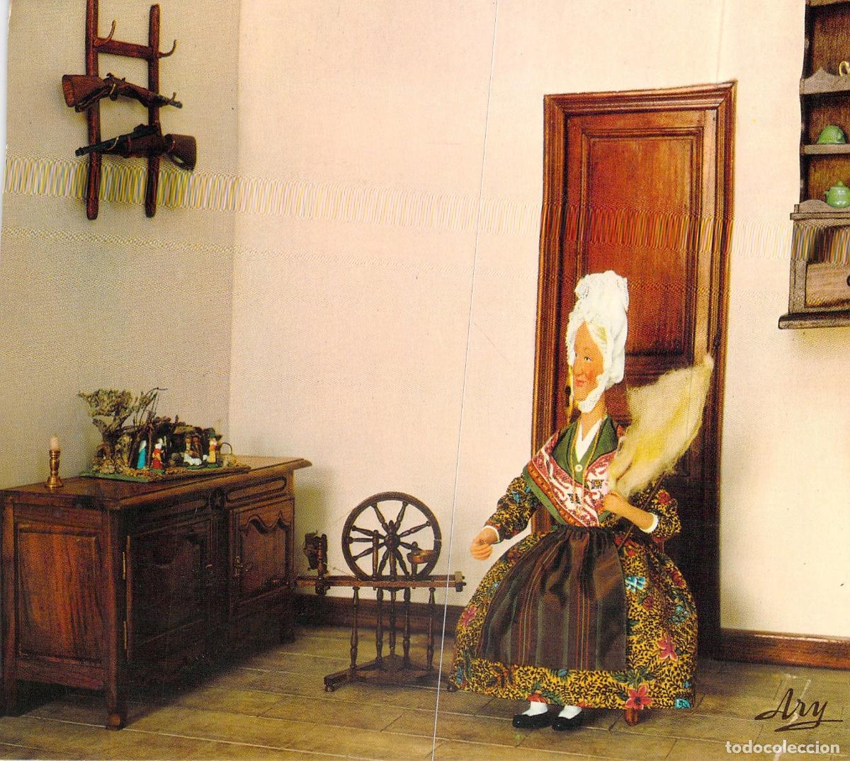 Postales: Postal Santons de Provenza Marthe Hilando Puccinelli-Meinnier