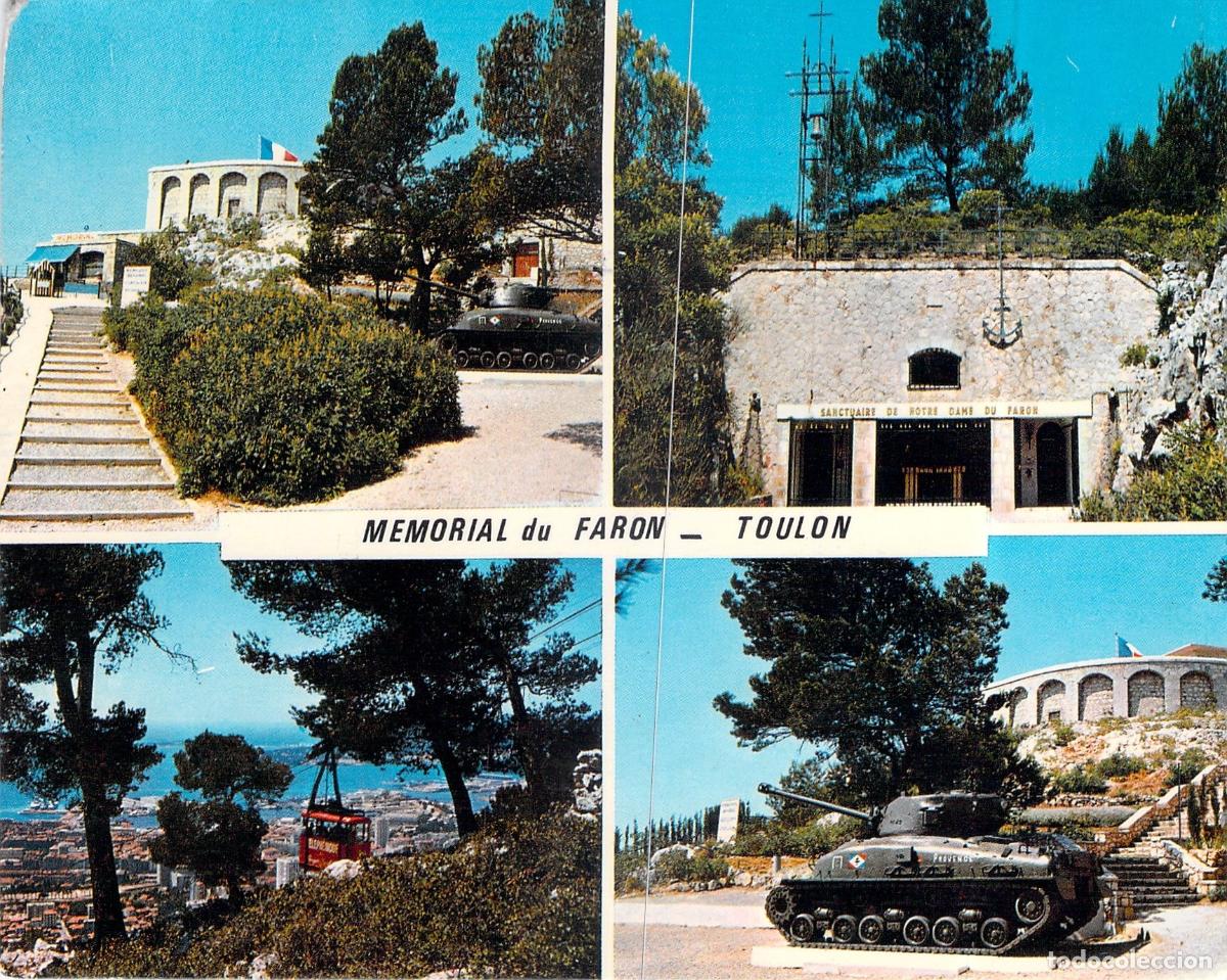 Postales: Postal Memorial del Faron en Toulon, Francia - Vistas y Monumentos