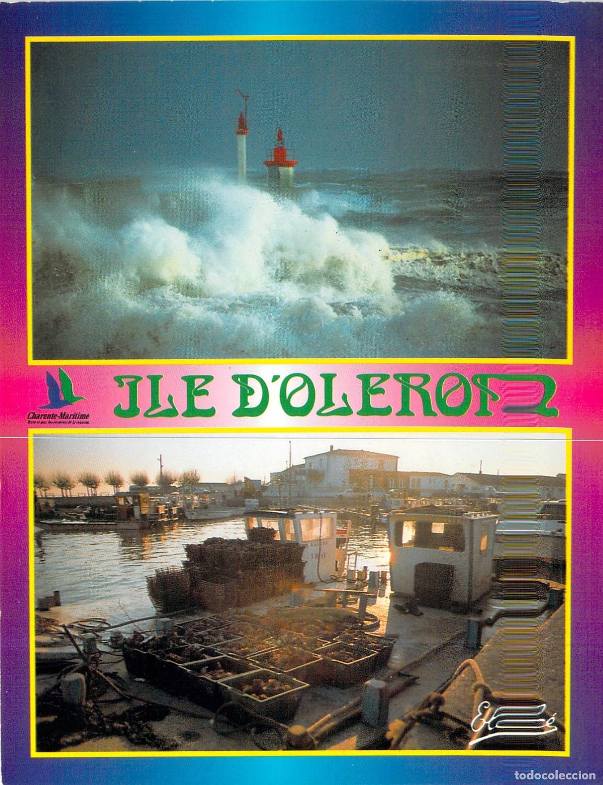 Postales: Postal de &Icirc;le d'Ol&eacute;ron Francia Tormenta y Ostricultura