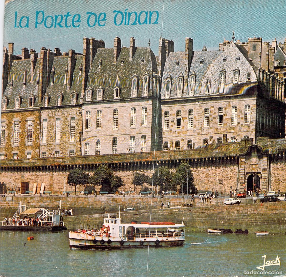 Postales: Postal de Saint-Malo: La Puerta de Dinan y Murallas de la Ciudad Corsaria