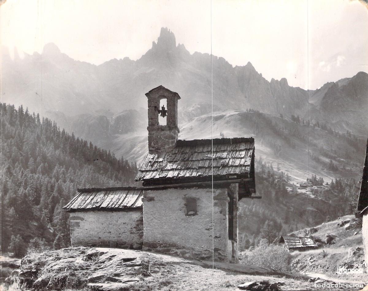 Postales: Postal de la Capilla de Fontcouverte en N&eacute;vache, Alpes Franceses