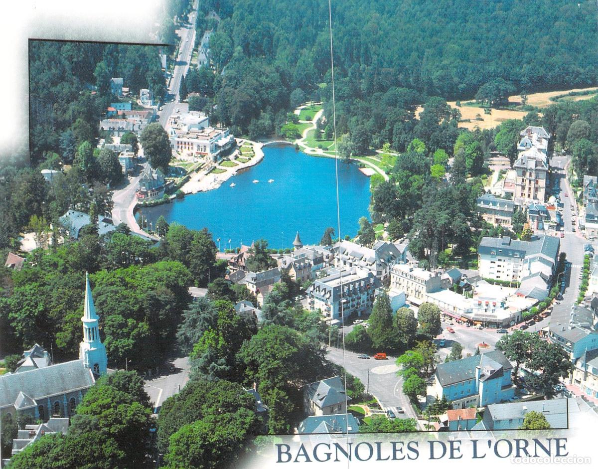 Postales: Postal Bagnoles-de-l'Orne Normand&iacute;a Vista A&eacute;rea Ciudad Termal