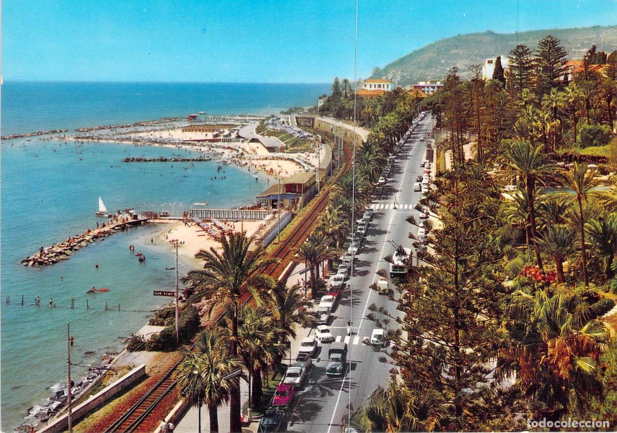 Postales: Postal de Sanremo: Corso Imperatrice y la Riviera dei Fiori