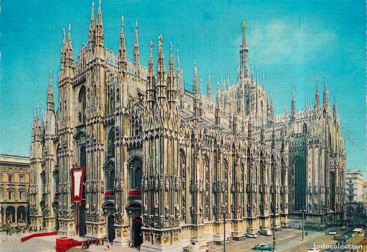 Postales: Postal de la Catedral Duomo de Mil&aacute;n, Italia