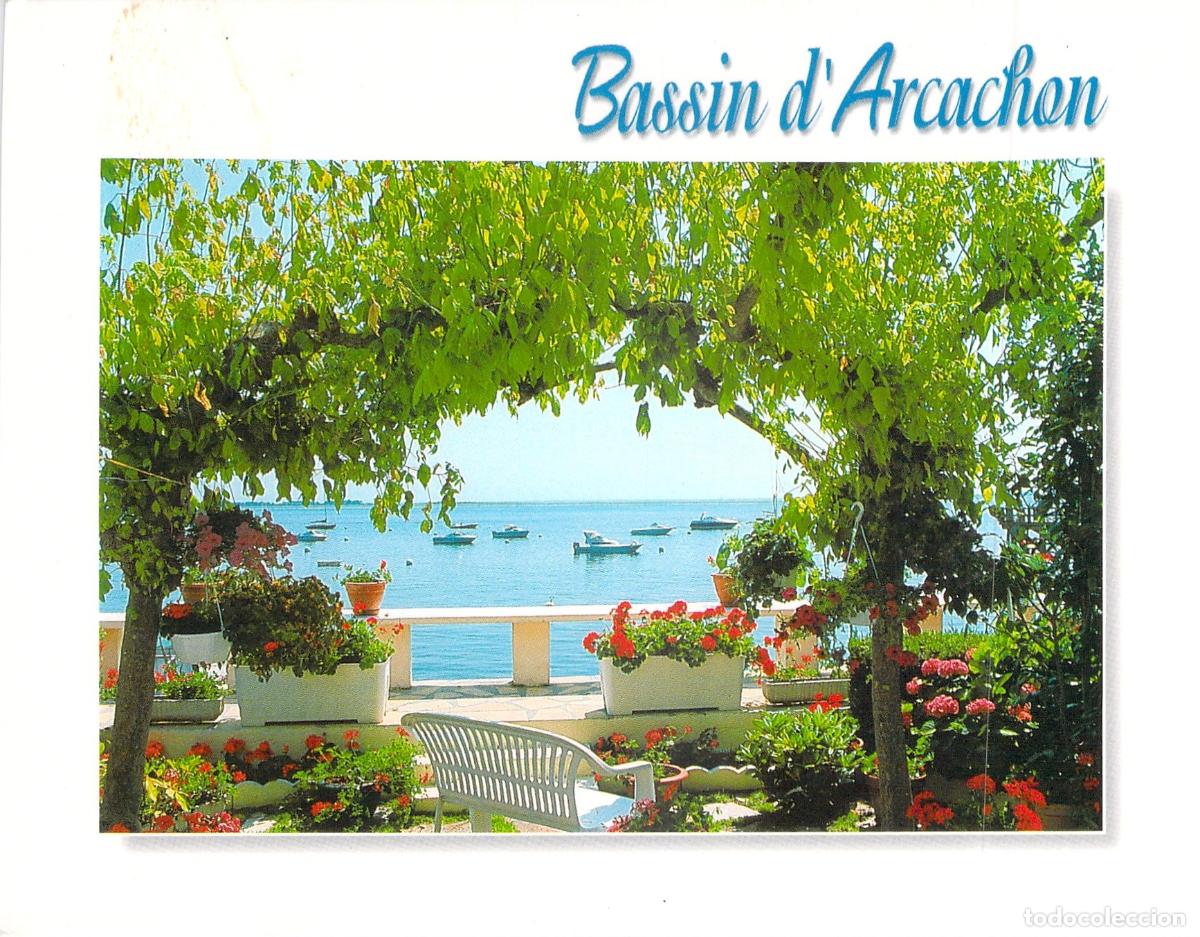 Postales: Postal de la Bah&iacute;a de Arcach&oacute;n, Francia - Paisaje Costero