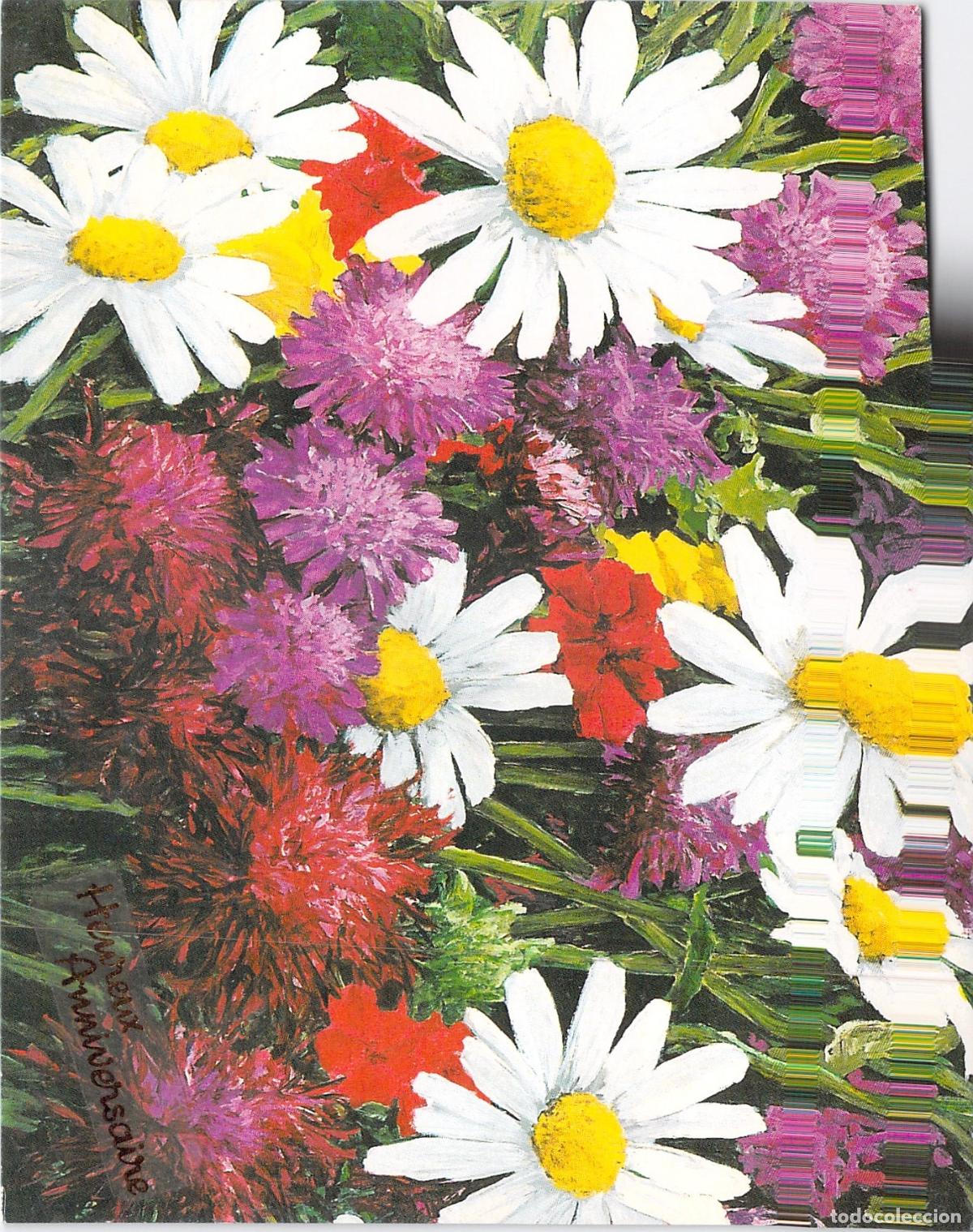 Postales: Postal Art&iacute;stica de Flores Silvestres por Charles Belle