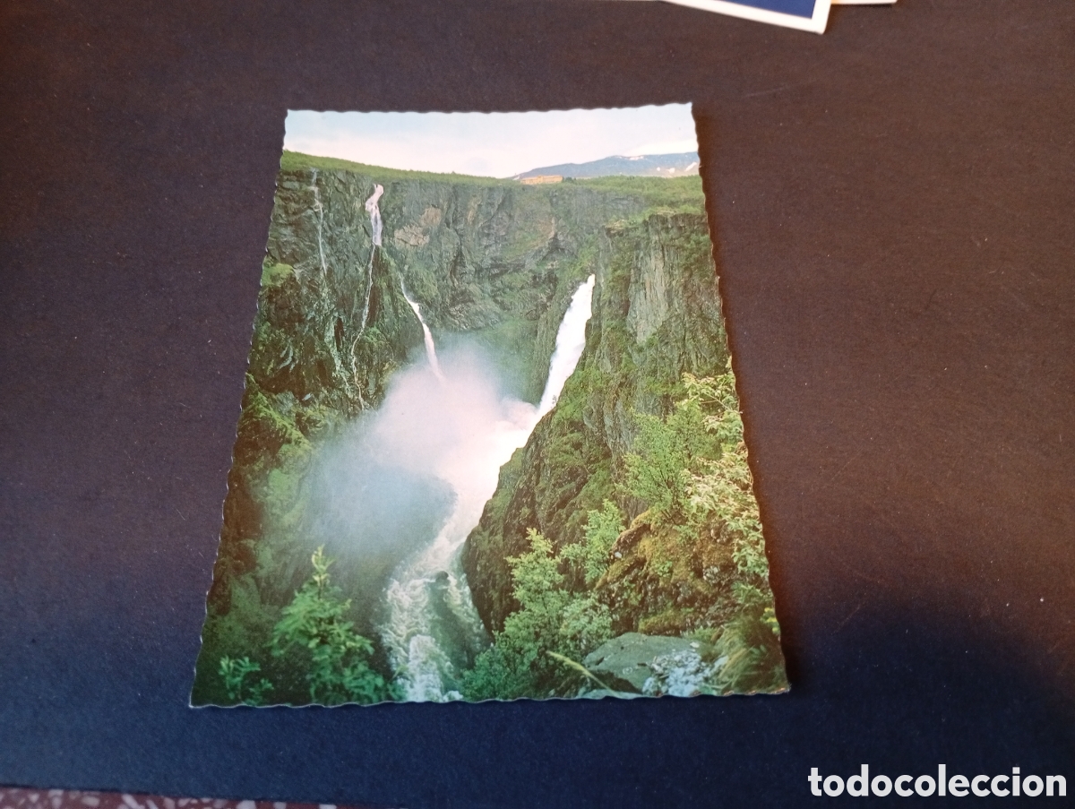 Postales: Postal Noruega voringfoss cataratas