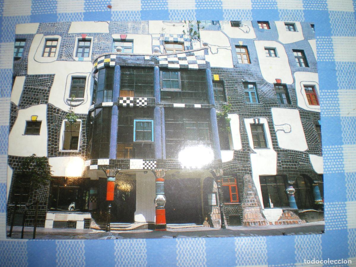 Postales: POSTAL AUSTRIA, EDIFICIO HUNDERTWASSER, VIENA, WIEN