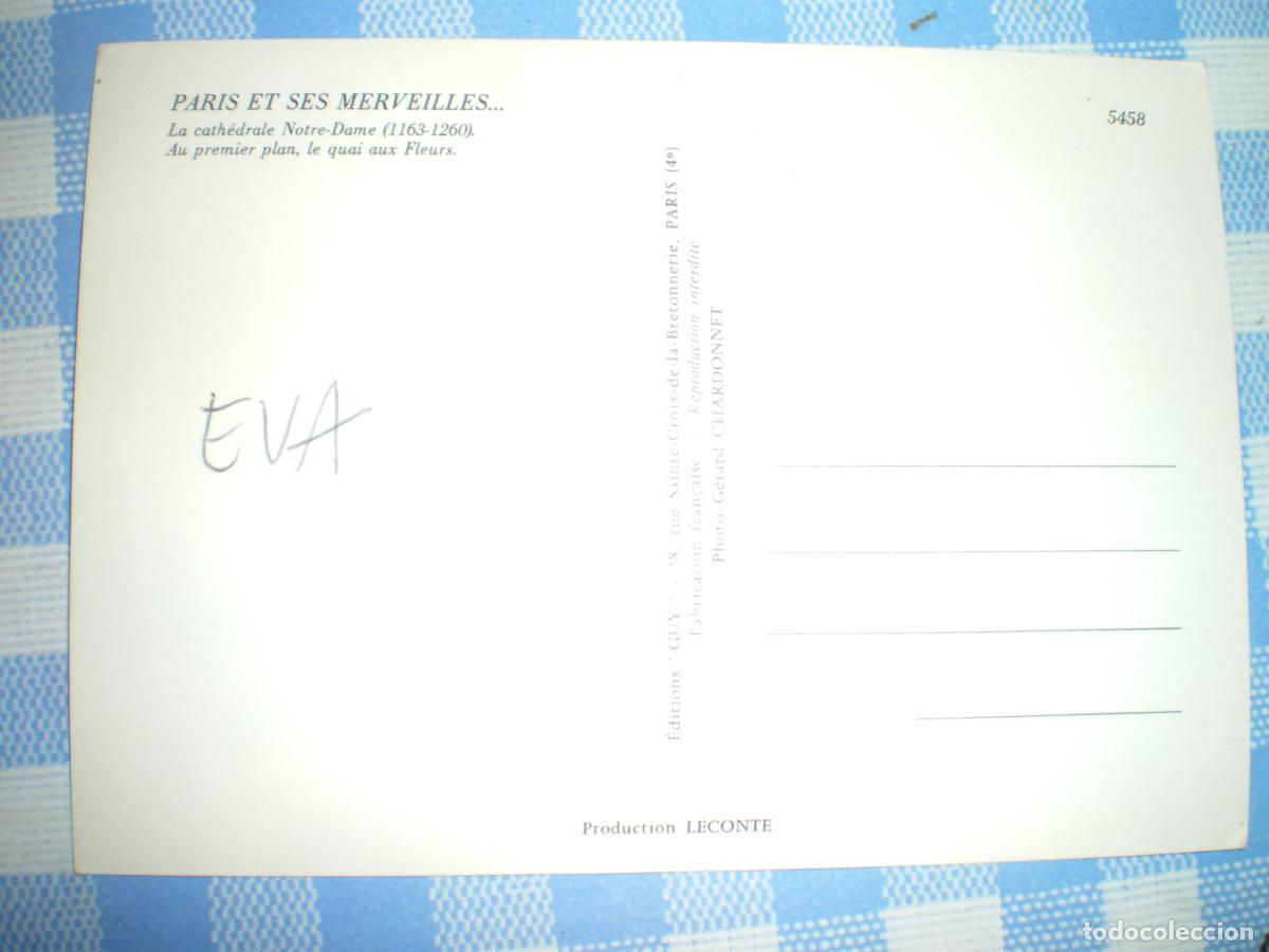Postales: POSTAL , FRANCIA, PARIS - Foto 2