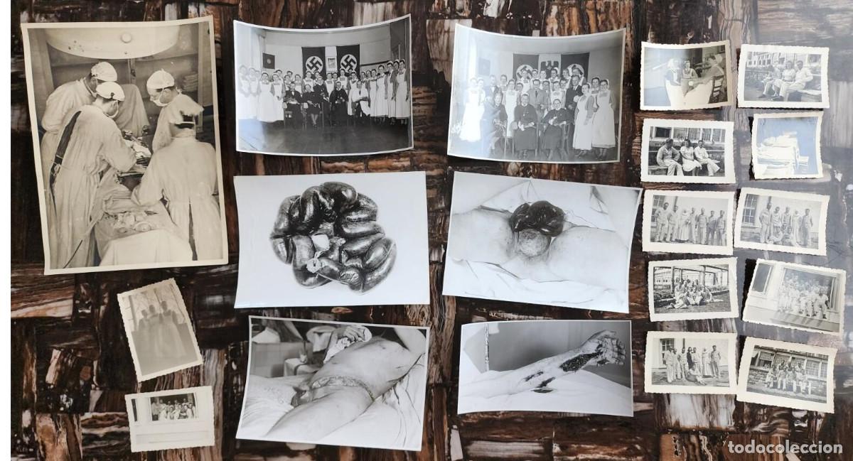 Postales: Extreme Graphic! Photo lot WW2 WWII German DRK Red Cross surgeon team