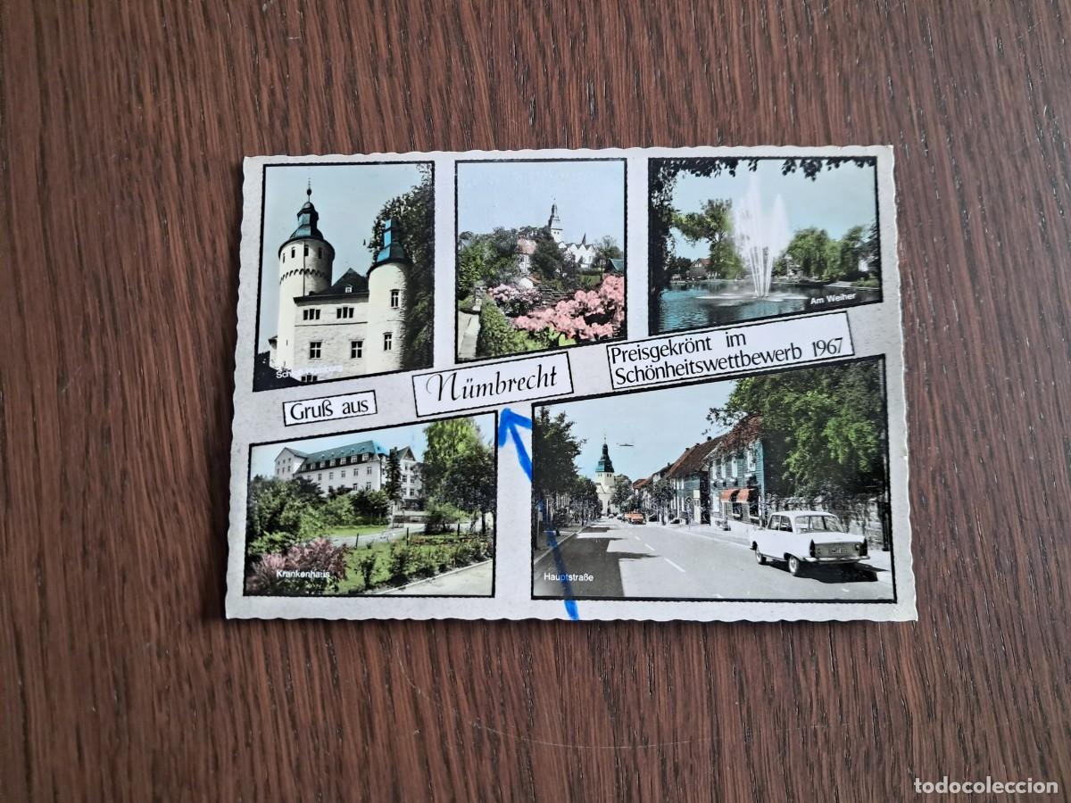 Postales: postal de Alemania, diferentes vistas de N&uuml;mbrecht, Alemania, a&ntilde;o 1967.