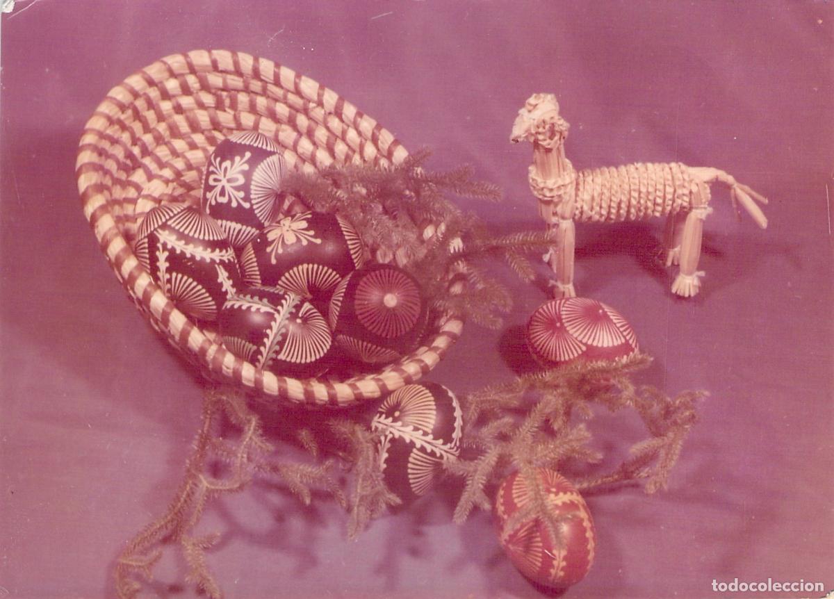 Postales: Postal de Huevos de Pascua Pisanki y Arte Popular Polaco