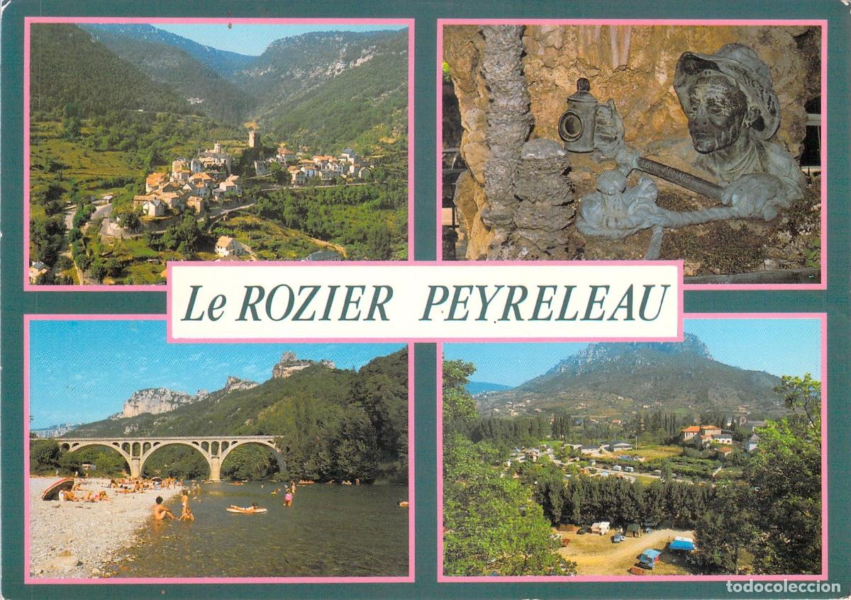 Postkarten: Postal de Le Rozier y Peyreleau, Aveyron, Francia - Escenas Multivista