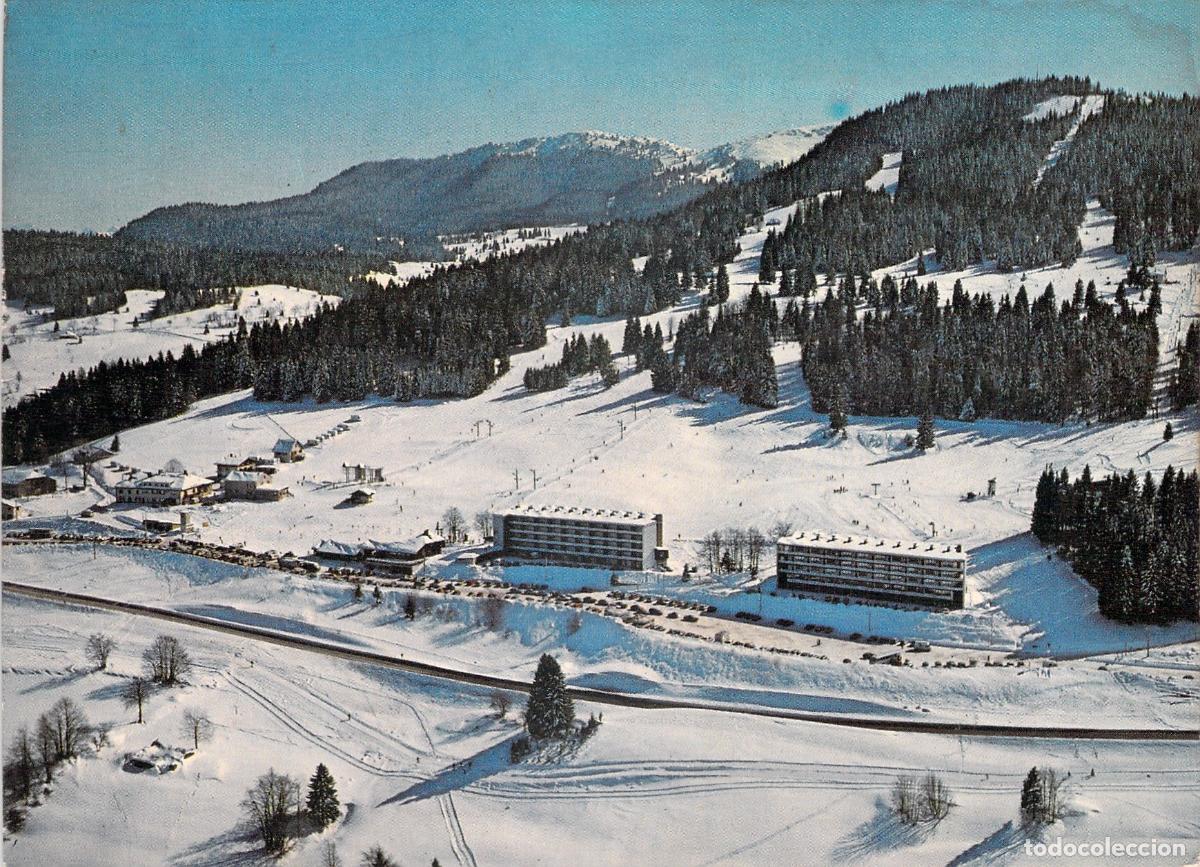 Postkarten: Postal de Les Rousses, Jura - Estaci&oacute;n de Esqu&iacute; Les Jouvencelles