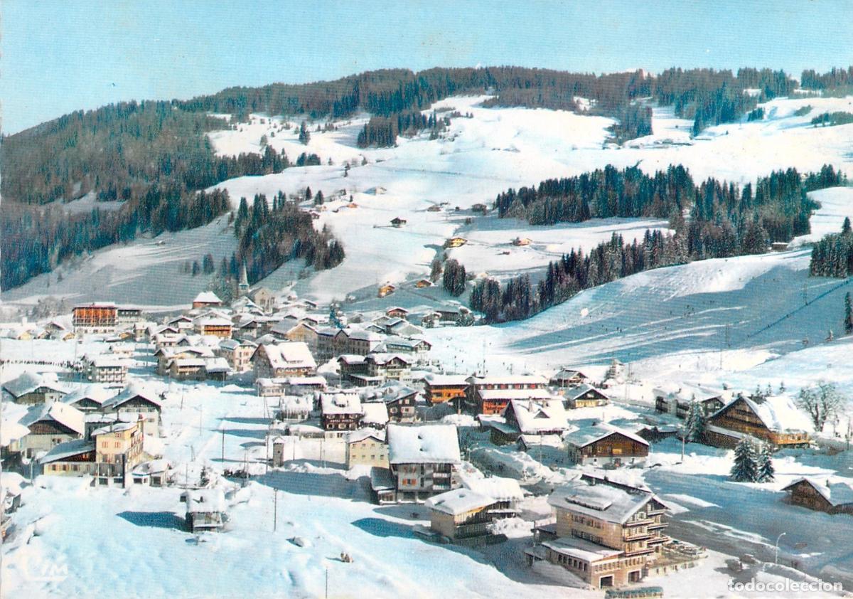 Postais: Postal de Les Gets, Alta Saboya - Vista A&eacute;rea de Invierno