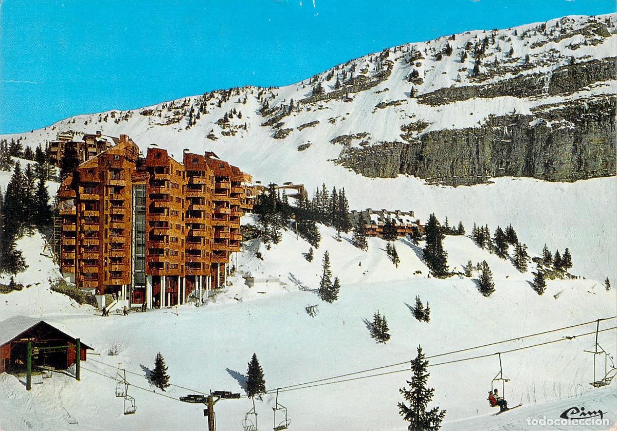 Postais: Postal de la Estaci&oacute;n de Esqu&iacute; Avoriaz en Alta Saboya