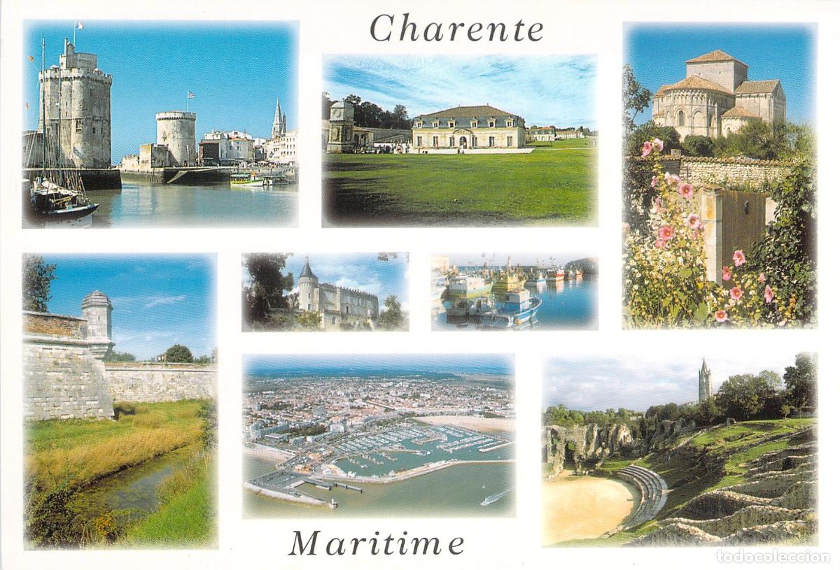 Postkarten: Postal de Charente-Maritime Francia Multivista de Sitios Principales