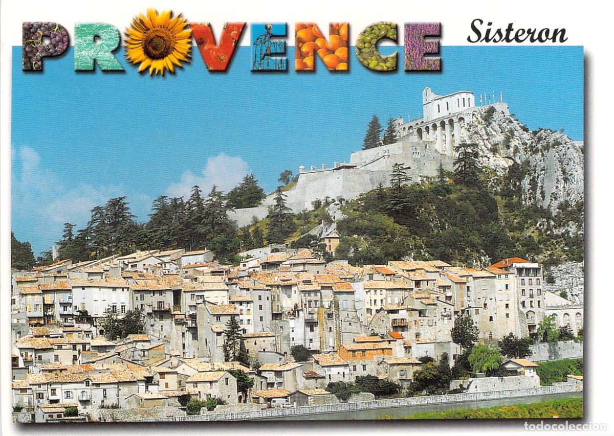 Cartoline: Postal de Sisteron: Vista General con la Ciudadela, Provenza