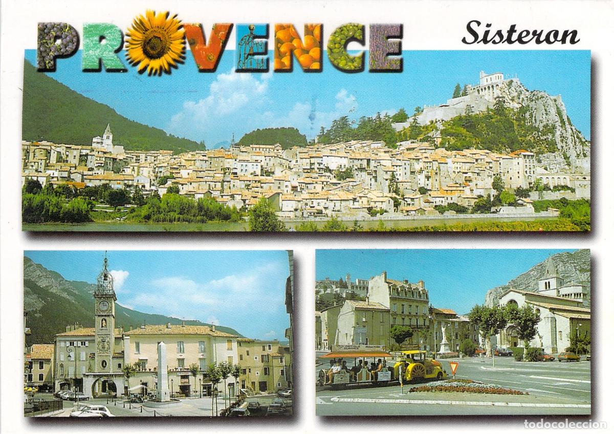 Postales: Postal de Sisteron, Provenza - Vistas de la Ciudadela y Catedral