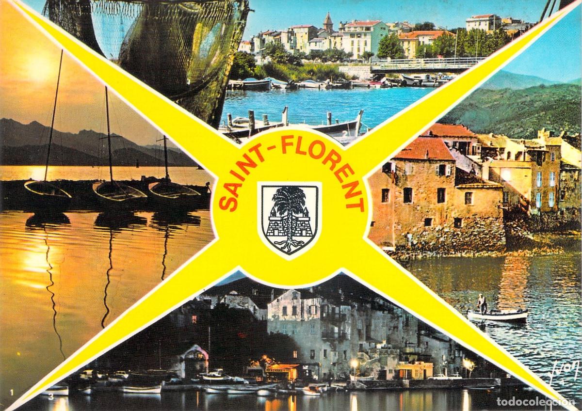 Postales: Postal de Saint-Florent, C&oacute;rcega, Francia - Vistas del Puerto