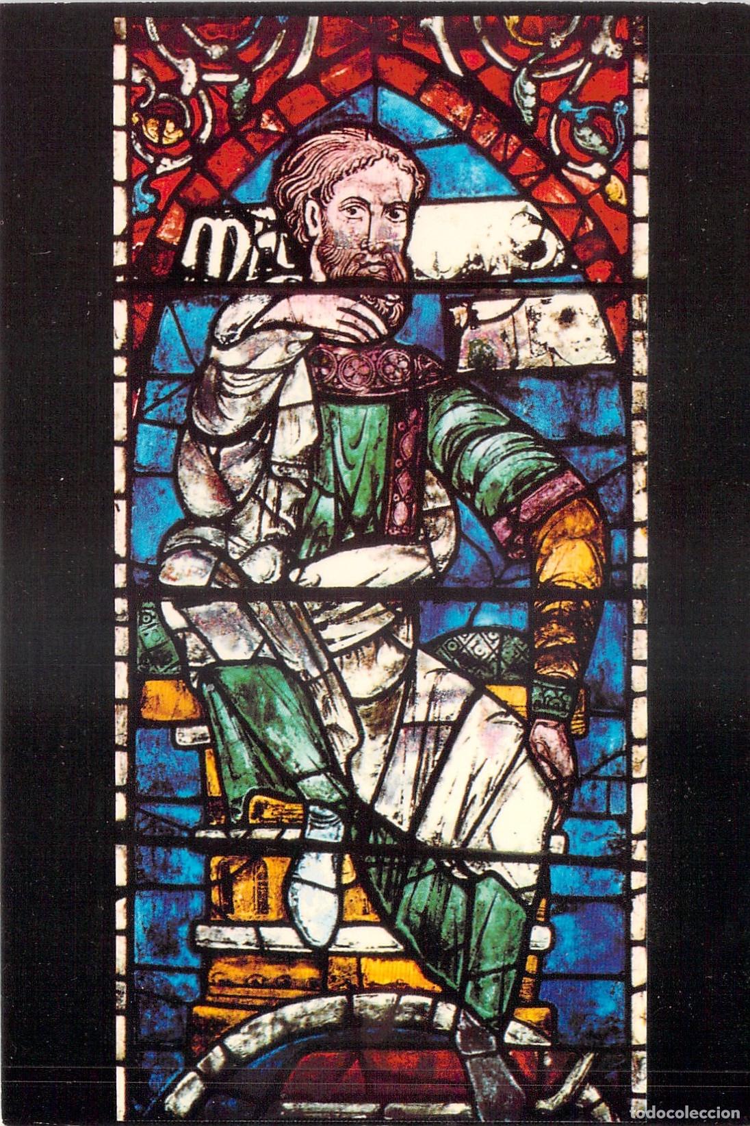 Postales: Postal Vidriera de Matusal&eacute;n en la Catedral de Canterbury