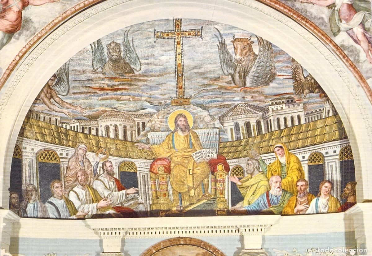 Postales: Postal Roma Iglesia Santa Pudenziana Mosaico del &Aacute;bside