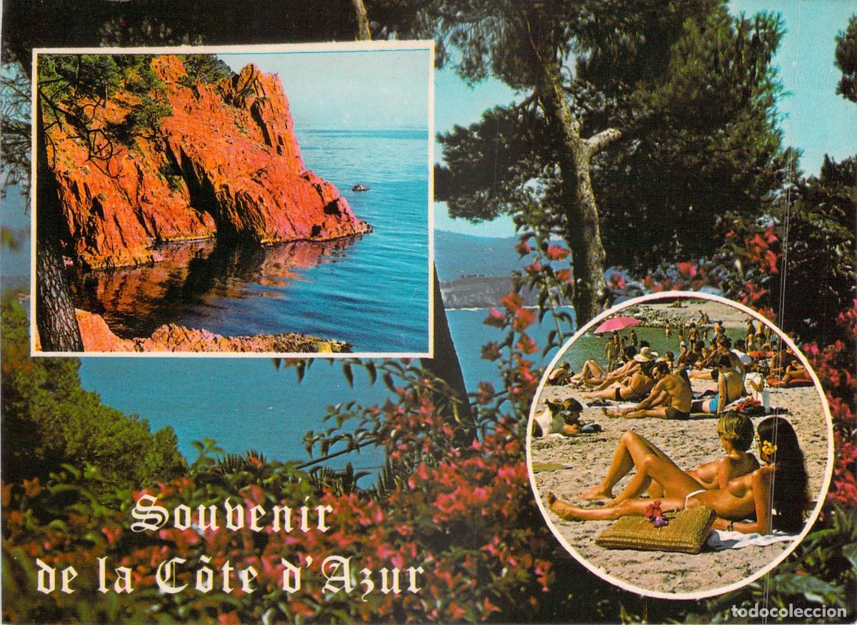 Postales: Postal Souvenir de la C&ocirc;te d'Azur Mandelieu-La Napoule